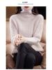 Mink Cashmere High-Neck Loose Pullover: Women's Thick Knit for Autumn/Winter 2025