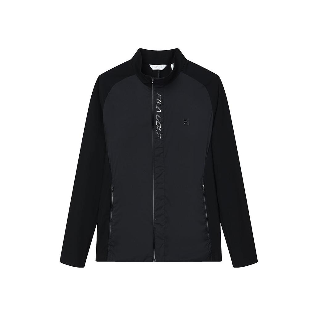 FILA Golf Series Athletics Windproof Warm Comfortable Casual Jacket Men Jacket Deep-Black A11M145506F-BK