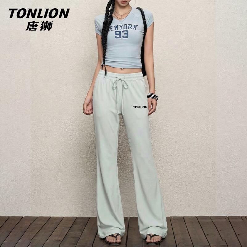 TonLion Women s Flared Cooling Ice Silk Sun Protection Casual Pants XL