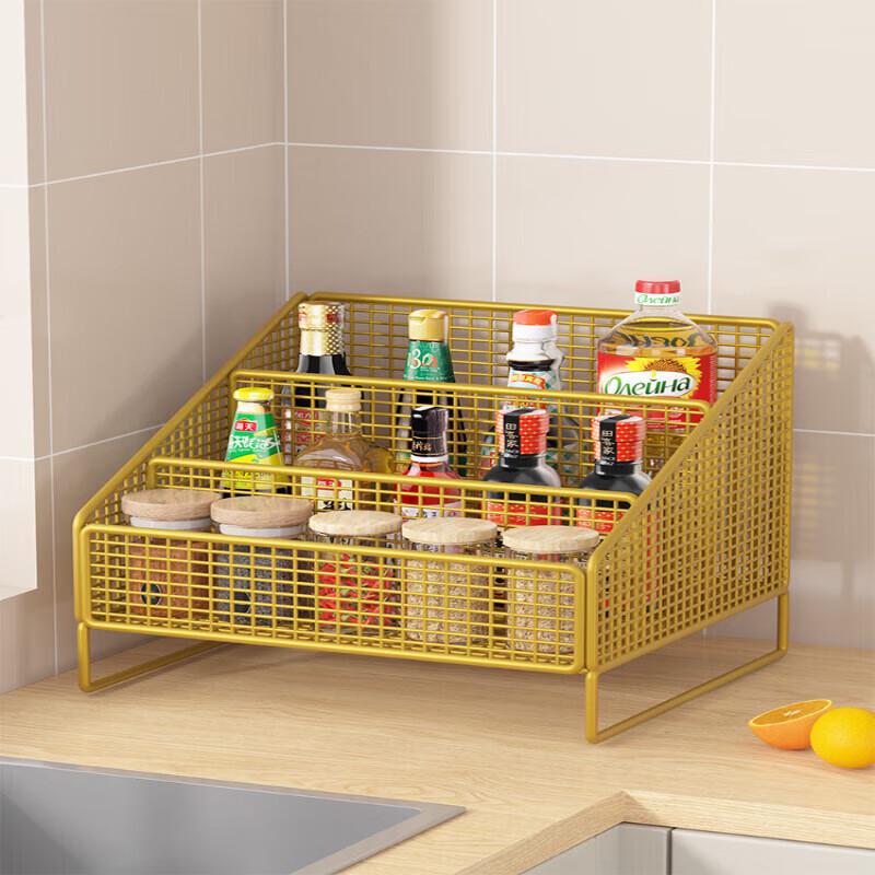 Modern Tabletop Seasoning Spice Rack with Cup Holder