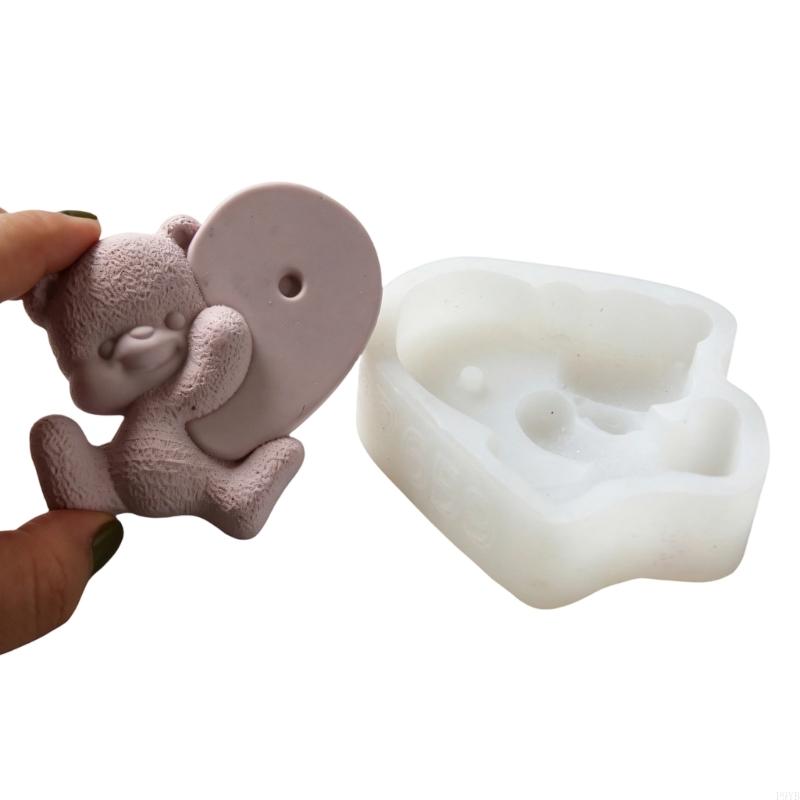 Bear Shaped Silicone Mould For Birthday Cake Chocolate Baking Craft