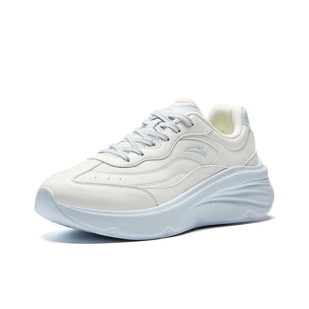 Anta Wave Versatile Fashion Thick Sole Height Increasing Water Resistant Soft Bottom Comfortable Low Top Casual Shoes Women Casual Shoes 922548887-3