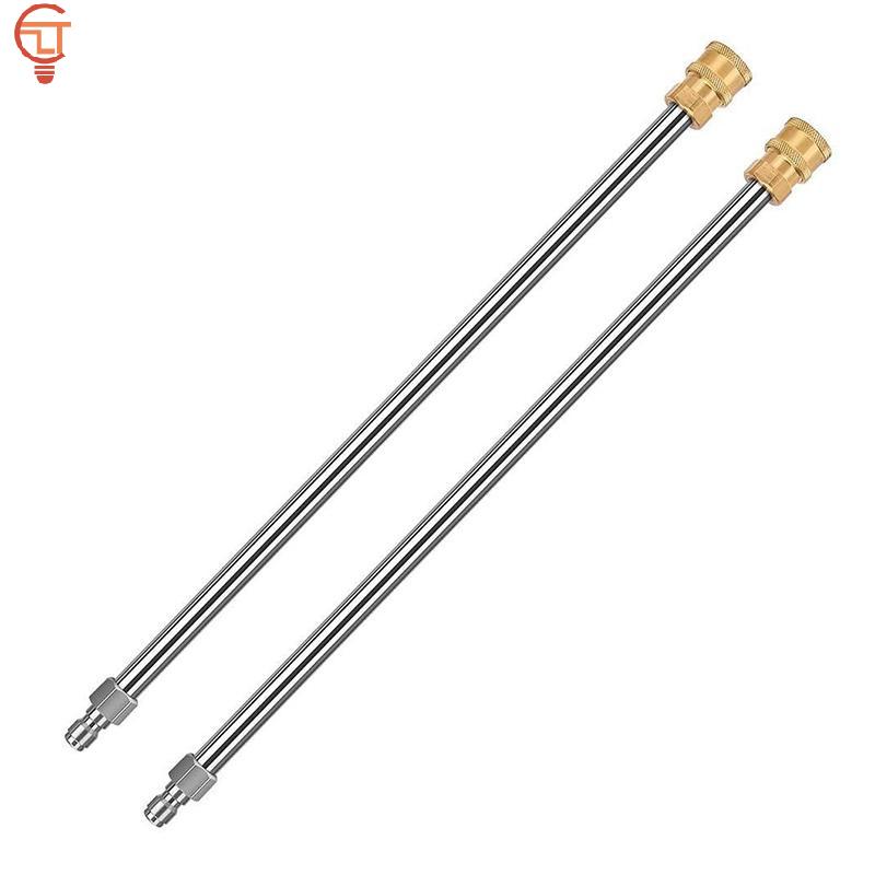 High Pressure Extension Wand Stainless Steel Durable Heavy Duty Attachment for Pressure Washer Car Deck Fence Cleaning
