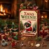Dackel Sammelfiguren 2026 Adventskalender, 24 Tage Hunde-Überraschungen mit festlichem Weihnachtskalender Welpen Acrylfiguren für Liebhaber
