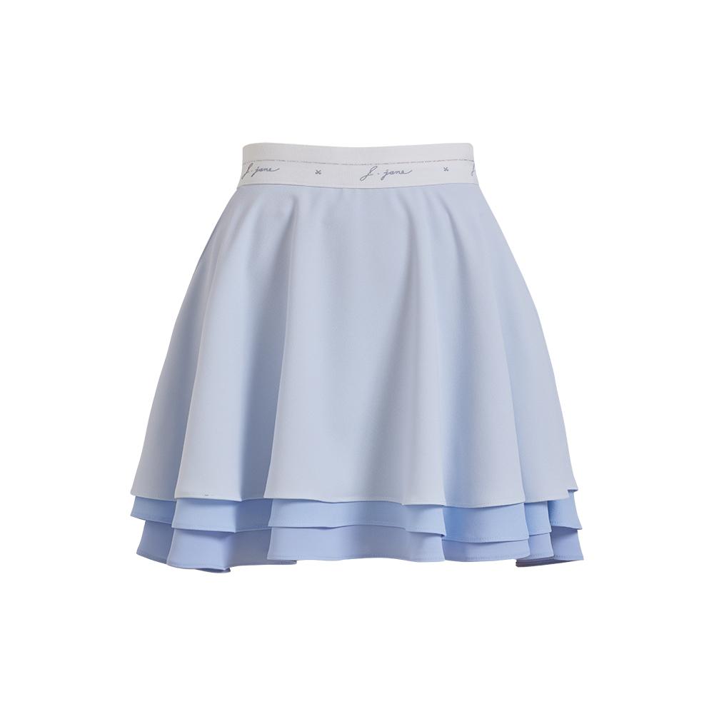 J Jane Tiered Flare Skirt (Skyblue)