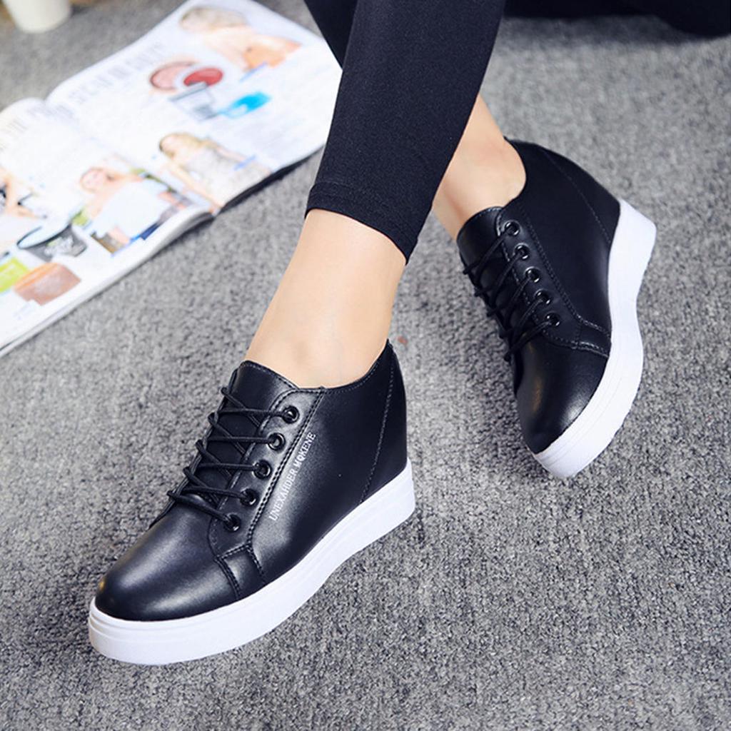 Mujer Encaje Flores de Malla Transpirable Zapatillas Cuña Zapatos Deportivos De Fitness Yoga Shake