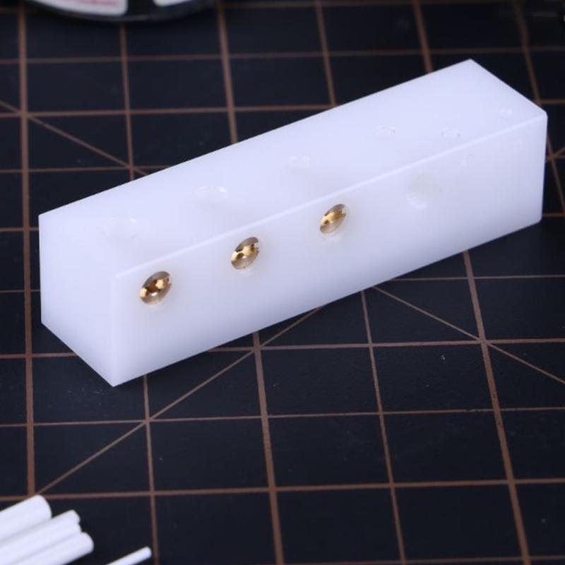 Vertical Centering Jig Drilled Rod Alignment Block For Model Making Modeling Hand Tool Building Accessories