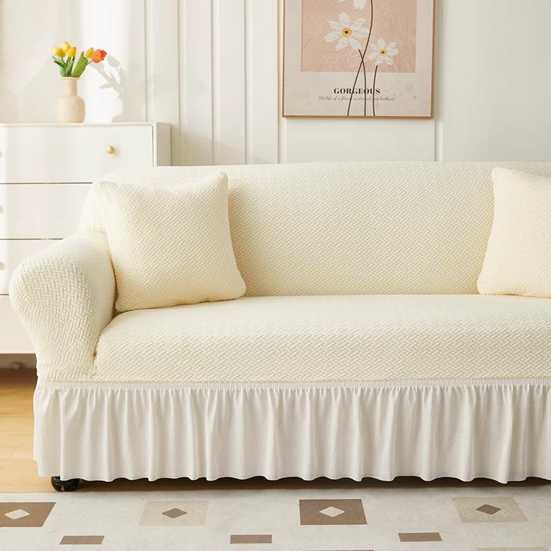 Skirt Sofa Cover New Anti Cat Claw All Inclusive Universal Cover All Seasons Dustproof Elastic Protective Cover