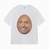 Lustige Dwayne Johnson Schauspieler Meme T-Shirts Unisex O-Ausschnitt Mode Kurzarm T-Shirt Unisex Lässig Baumwolle Hohe Qualität T-Shirt Oberteile
