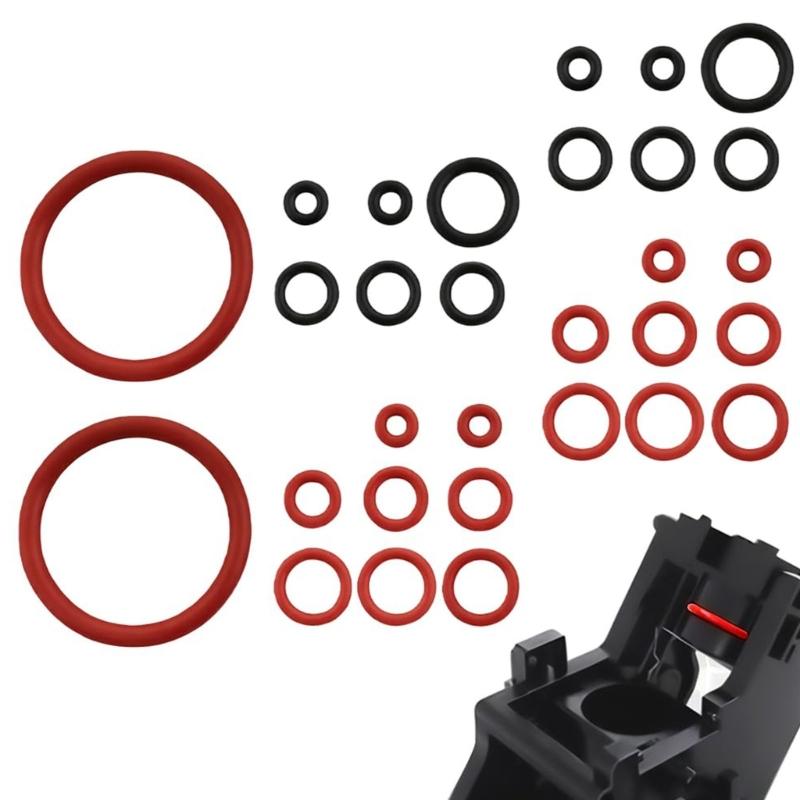 Pack of 30 Universally Coffee Machine Repair Set Silicone Sealing Rings Silicone Texture Easy Installation for Coffee
