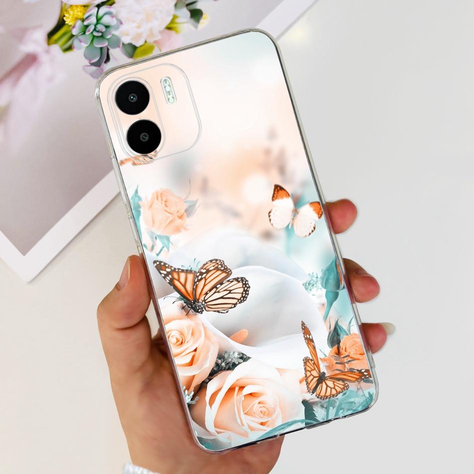 For Xiaomi Redmi A1 A1+ 2022 Cute Painted Phone Case For Redmi A1 Plus RedmiA1 A 1 A1+ Soft Silicone TPU Cases