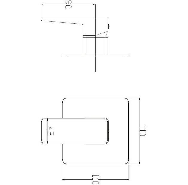 Смеситель Omnires Parma PM7445 CR
