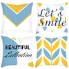 New Light Luxury Series Small Fresh Pillowcase English Letter Printed Cushion Home Sofa Cushion Cover