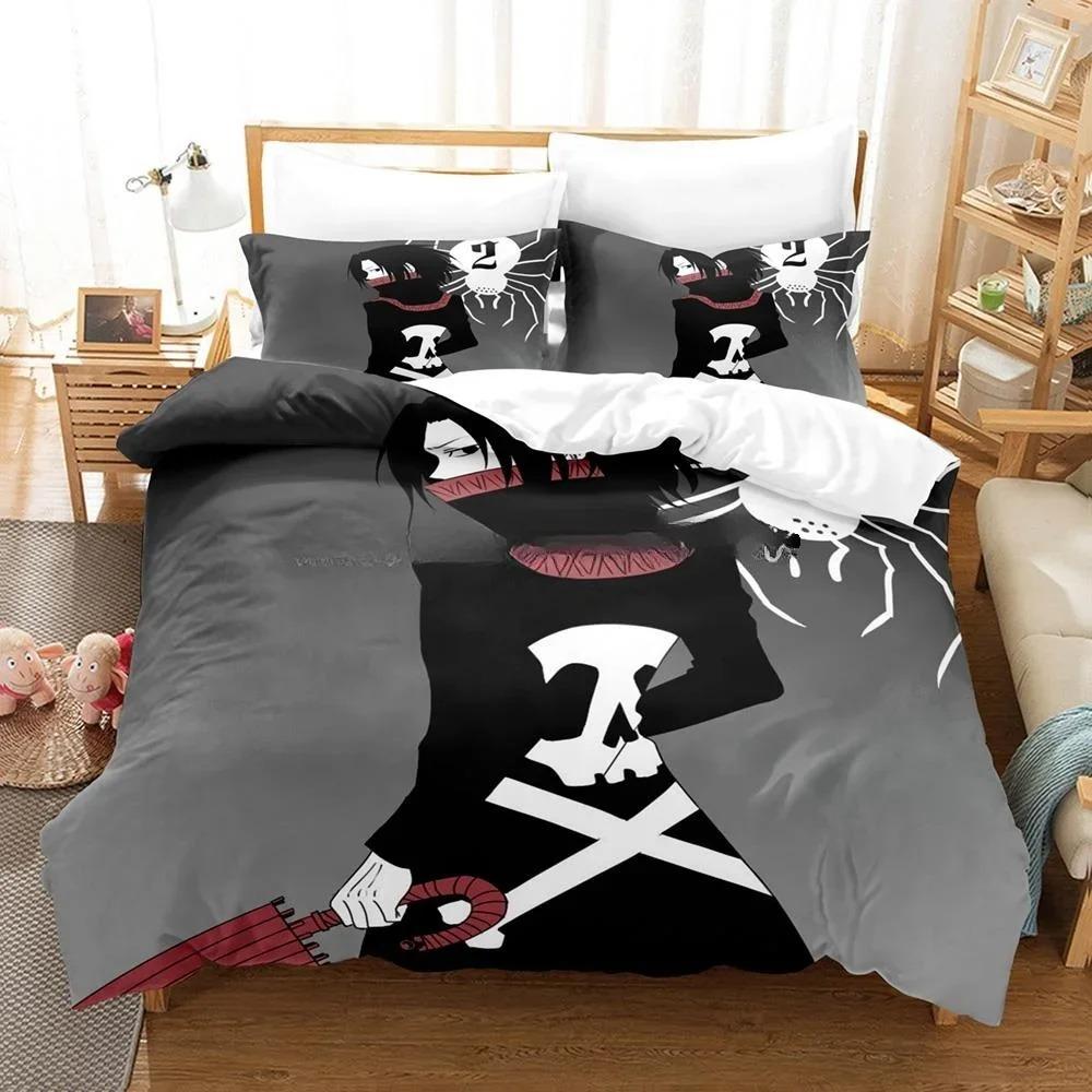 3D Tisk Anime HUNTER×HUNTER Feitan Ložní Set Jednolůžkový Twin Plný Queen King Size Ložní Set Aldult Dětská Ložnice Sady Povlečení