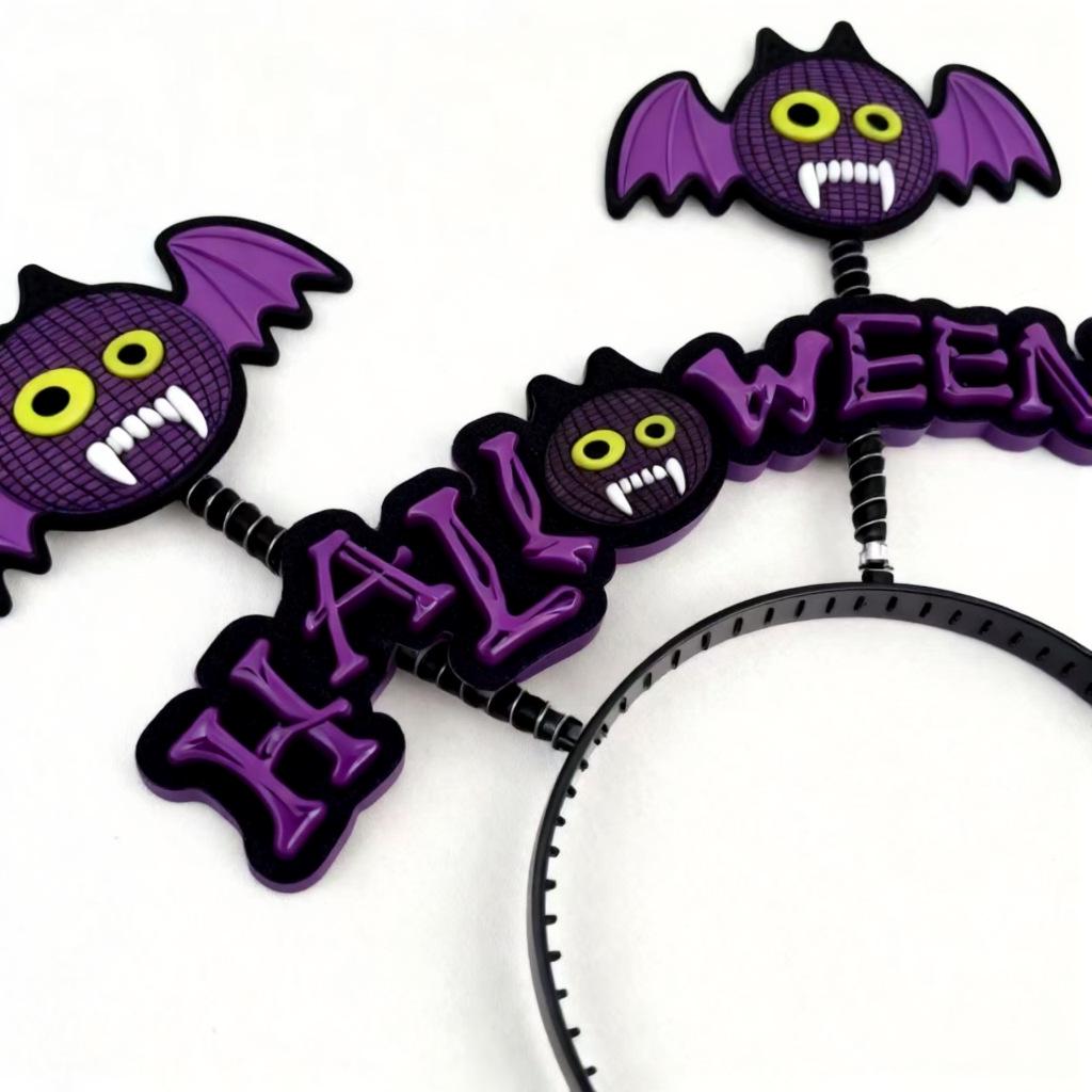 Peng Ge Halloween Devil Letter Headband for Festival and Party Masquerades