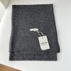 Sciarpa minimalista 100% lana pura da donna autunno inverno versatile tinta unita sottile scialle regalo avanzato per coppia sciarpa calda