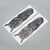 2Pcs Motorcycle Shock Sticker Paper Universal Modification Stickers Strong StickinessSkull Wolf