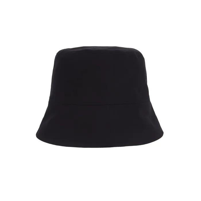 Studded Drop Oversized Bucket Hat Black