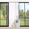 Sealing Cloth for Sliding Door of Mobile Conditioner Air Magnetic Screen Door Seal Auto-close Air Conditioning Baffle