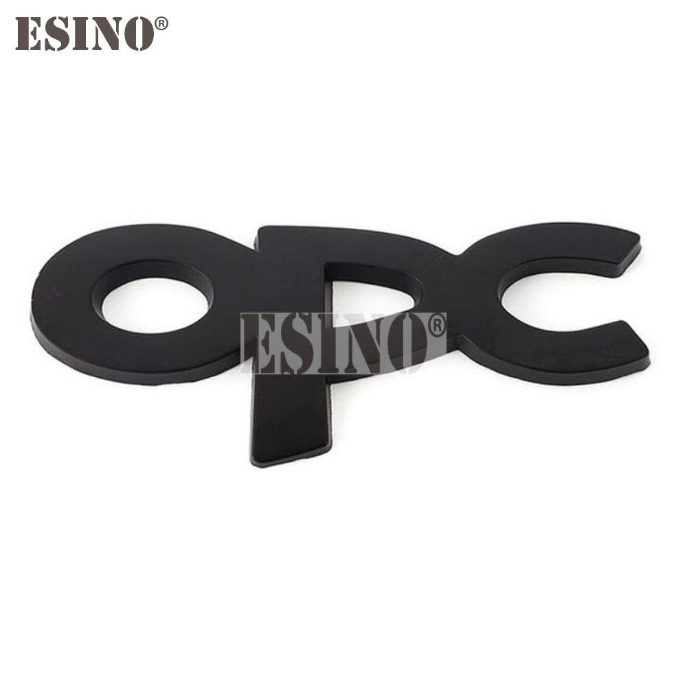 Car Styling OPC Line 3D Metal Zinc Alloy Car Badge Body Fender Adhesive Emblem for Opel Antara Astra Insignia Corsa Mokka Vectra
