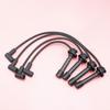 For Chery QQ IQ QQ3 QQ6 Buggy SQR472 Engine Ignition Cable Spark Plug Wire 4PCS=1 Set