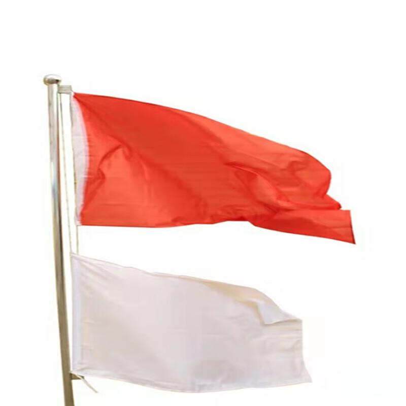 Blank Red and White Flag Set