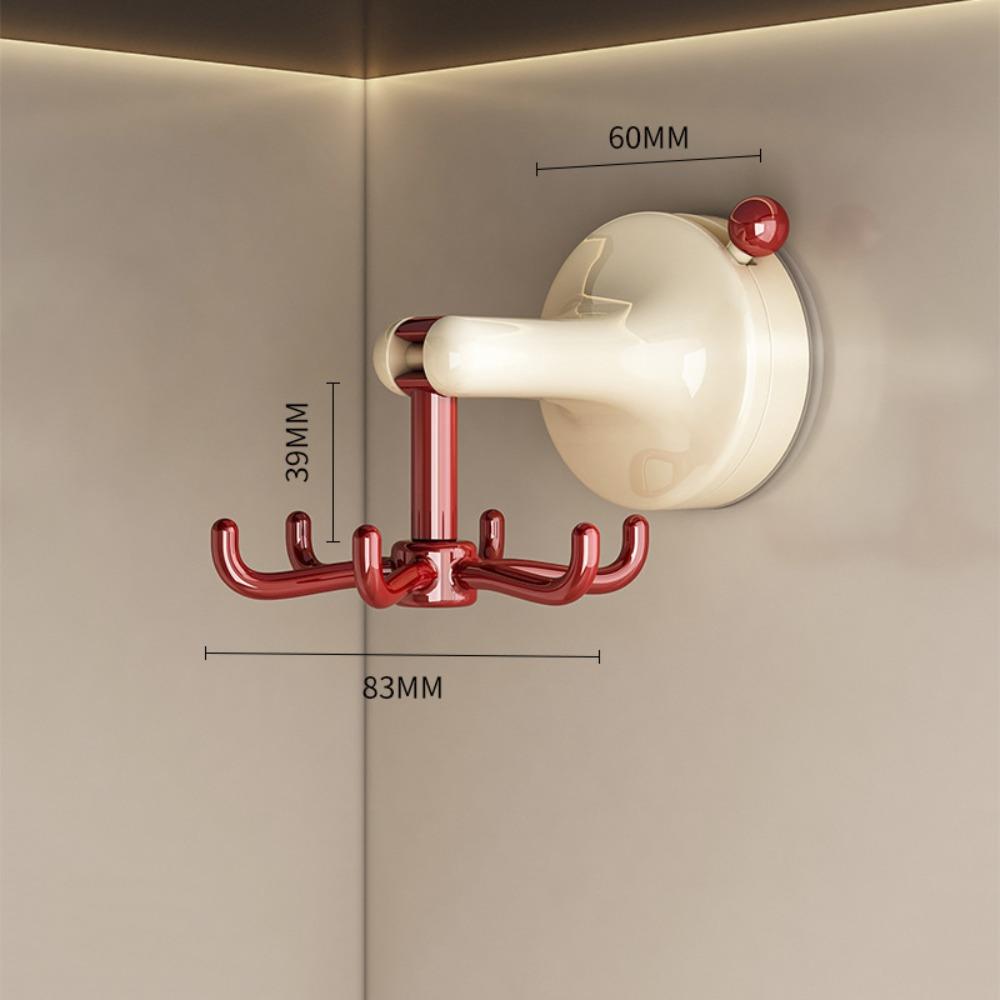 

360 Rotatable Wall Mounted Hanger Hooks 6 Claw Hook Wall Storage Hooks New Kitchen Hook Organizer