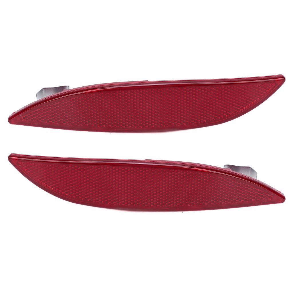 Rear Bumper Reflector Lens Promote Driving Safety Red Back Bumper Trim Reflector for MEGANE MK3 2008