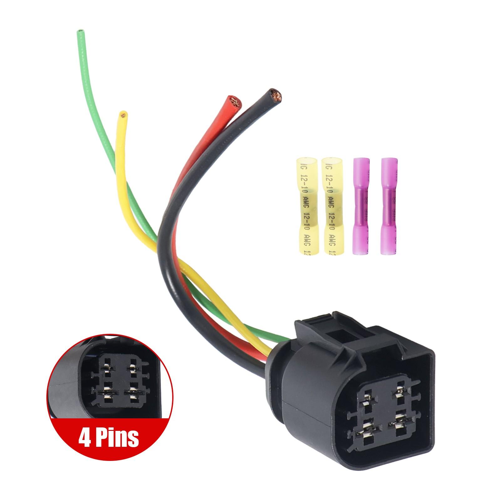 CWA400 Connector Plug Pigtail Harness for BMW Pierburg Water Pump