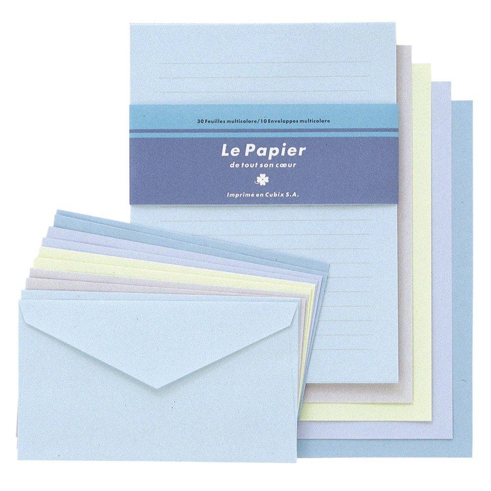 

M-Plan Cubics Colored Letter Set, 5 Books, Blue, 991084-00