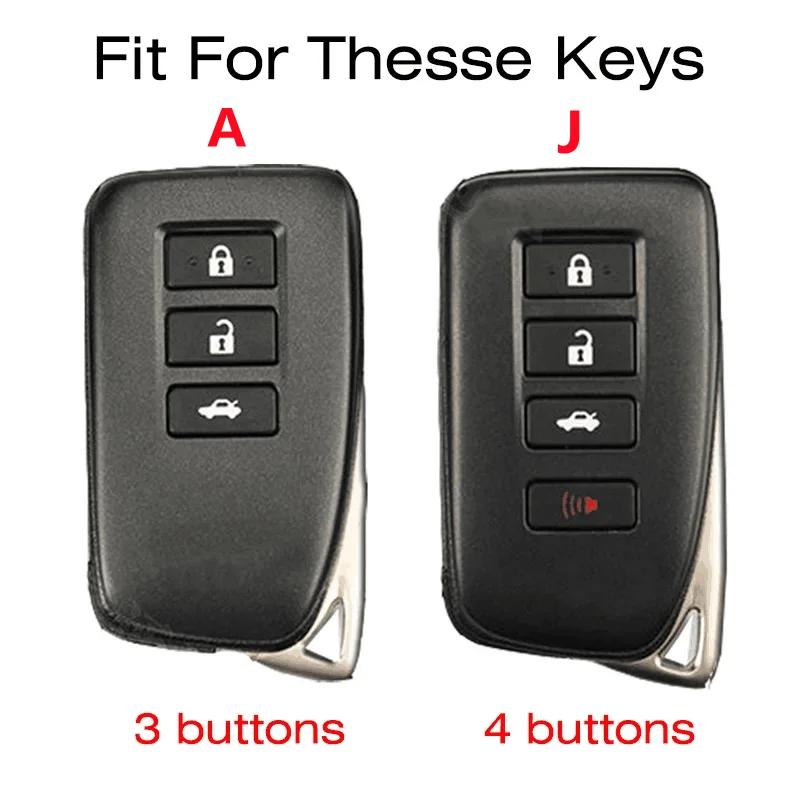 New Leather Car Remote Key Case Fob Cover for Lexus Nx200 Nx300h Rx 350 450h Es350 Gs Is Ls Gs Rc F 2014 2015 2016 Accessories