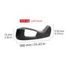 Trim Side Cover Left Right Accessories Outer Seat Track Cover For BMW F07 F10 F11 F18 F01 F02 F15 F85 F16 F86 5 7 Series X5 X6