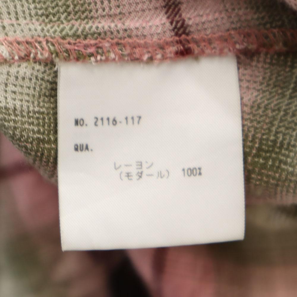 LAD MUSICIAN made in Japan Rutete Langermet Lang skjorte 42 Herre Brukt