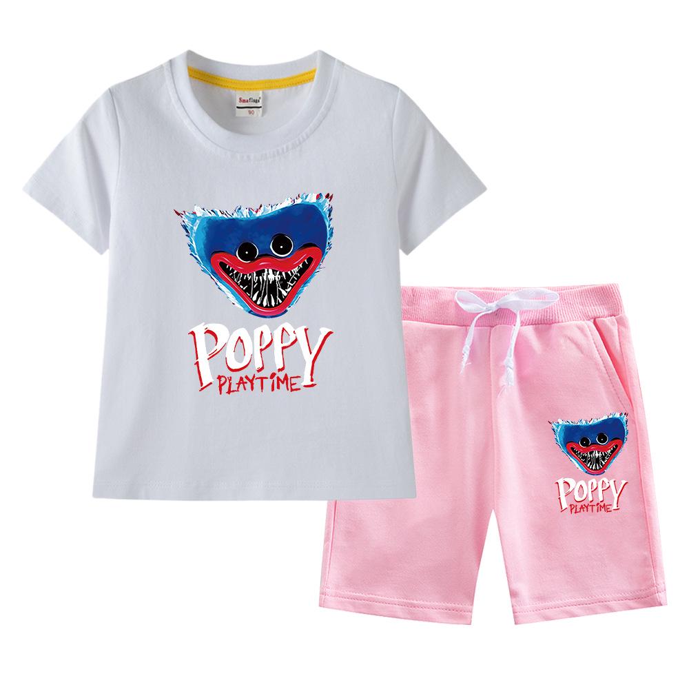 Bobo Boys Reiner Baumwoll Sommer 2023 Kinder Kurzarm und Shorts Set