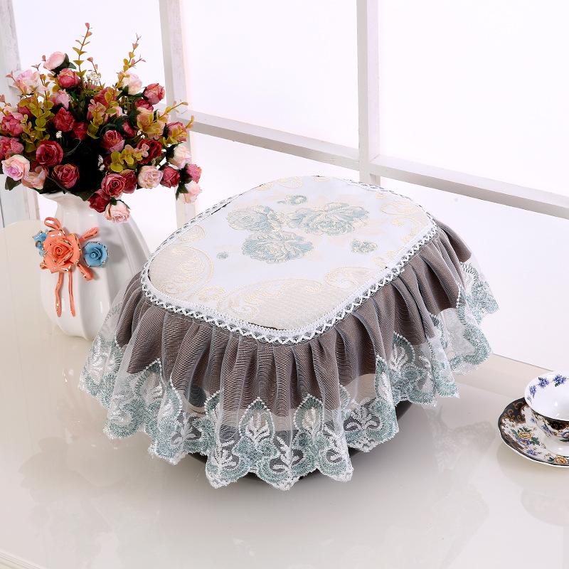 Universal Rice Cooker Dust Cover Air Fryer Cover Lace Rice Pot Cover Kitchen Electric Pressure Cooker Protector Dustproof Cover
