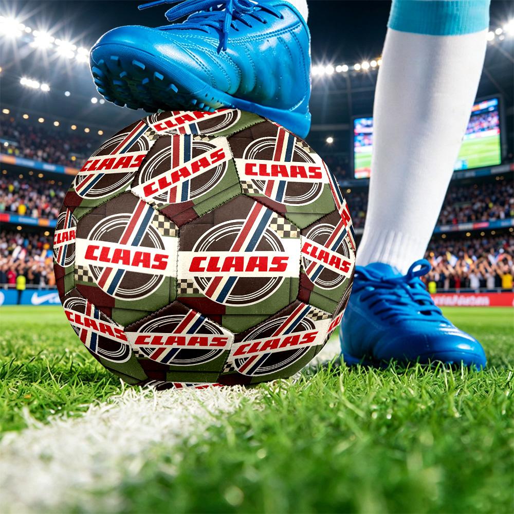 CLAAS Print Standard Size 5 Soccer Ball Durable Shock?Absorbing Ball For Training Match Outdoor Play