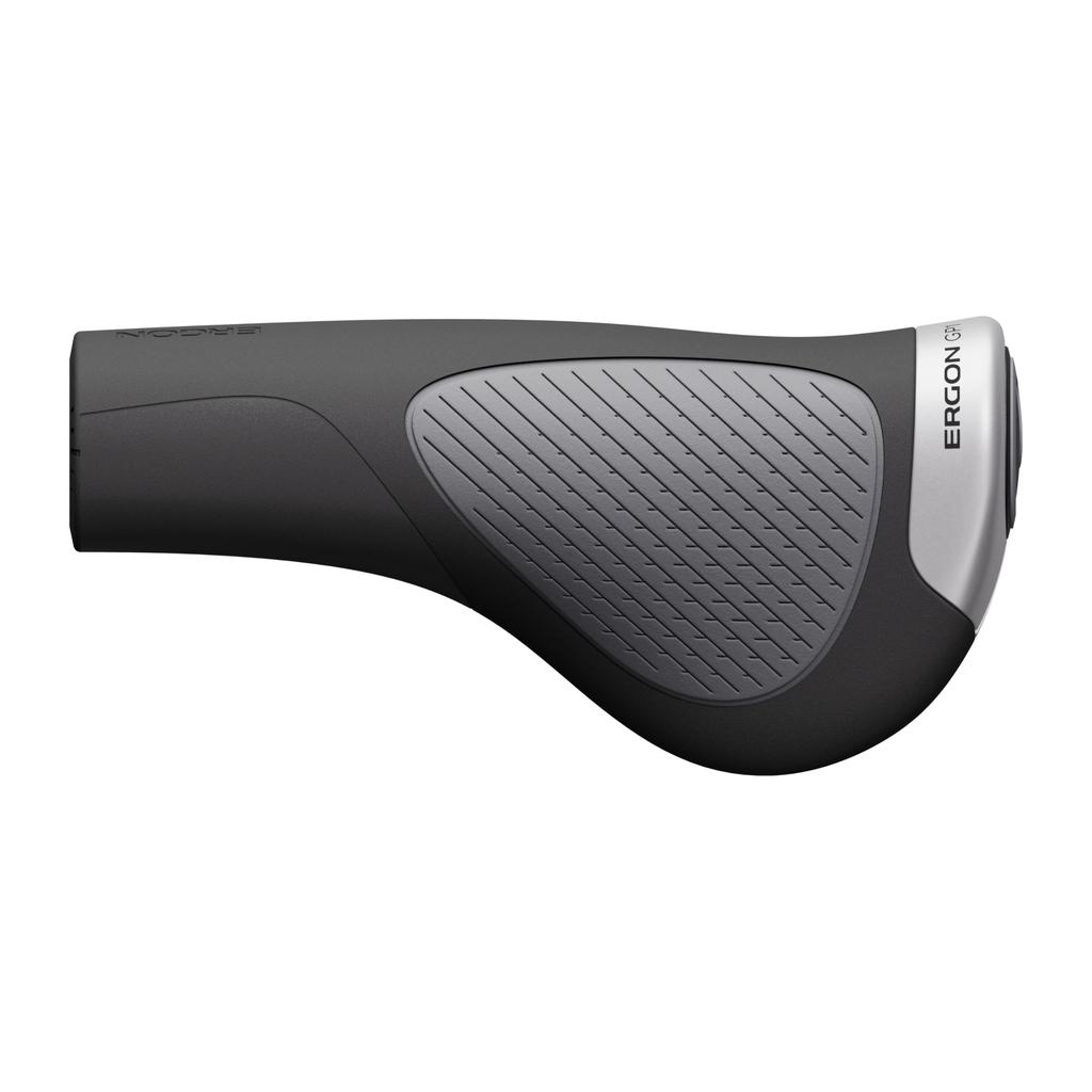 Ergon GP1_EVO Bike Grips, Pair, Large, Black, Rubber