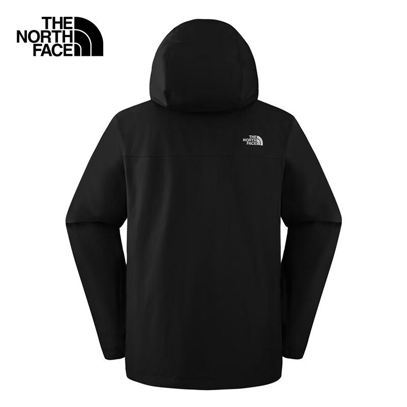 The North Face Men's 3-in-1 Windproof Waterproof Hooded Jacket with Cotton Liner