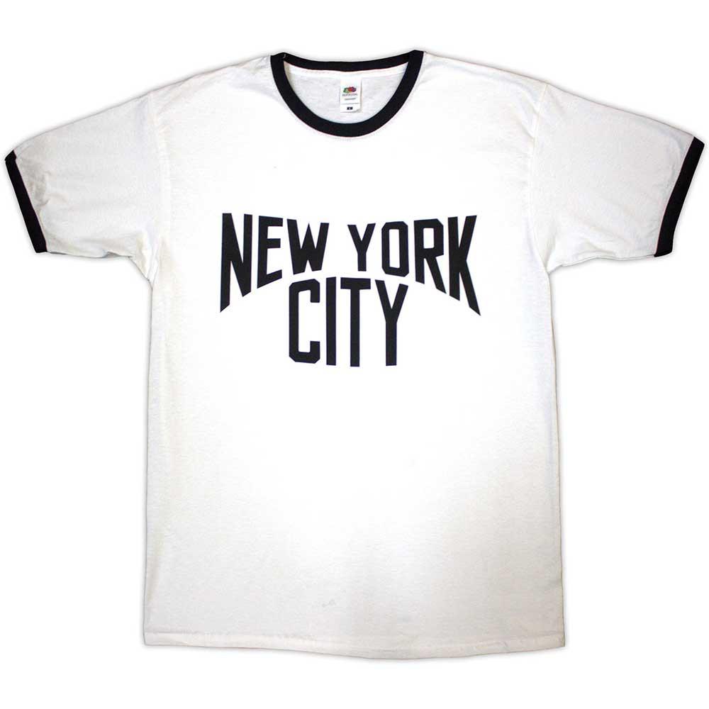 New York City Text Logo offiziell Herren T-Shirt Unisex XXXL