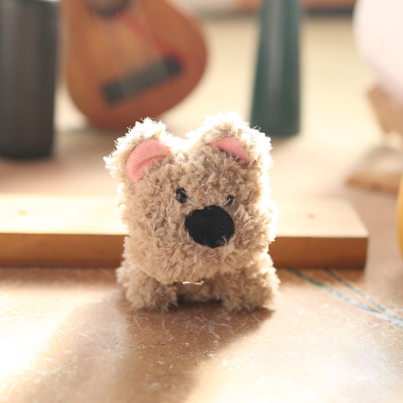 

Милый Милый Колокольчик Подвеска Собачка Плюшевая Игрушка Кукла Мультяшный Щенок Подвеска на Сумку Брелок Кукла 12cm