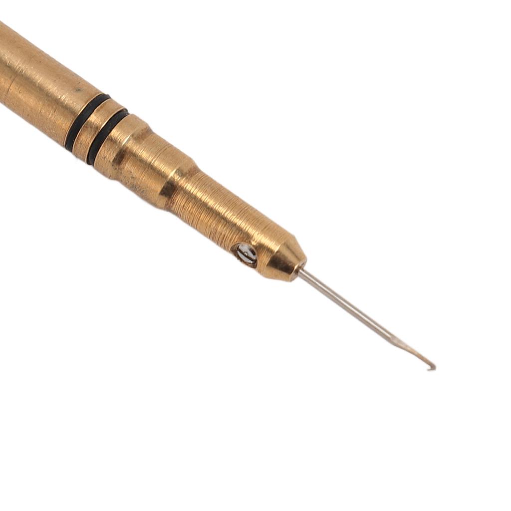 Uhrkronenring-Entferner Edelstahl Entfernen wasserdichter Ringe Uhrenwartungswerkzeug mit zwei Ersatzhaken