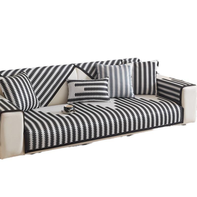 Summer Ice Silk Sofa Cushion Cool But Not Ice Sofa Cushion Non-Slip Light Luxury High-Grade Sofa Cover Towel