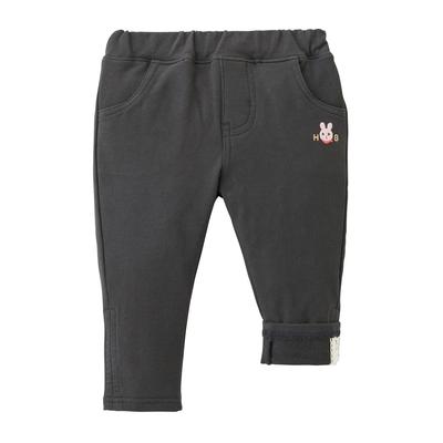 MIKIHOUSE HOT BISCUITS Pants for Boys and Girls, Charcoal Gray, Size 120cm, 73-3209-381