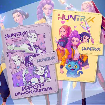 Anime Demon Hunters Notitieboek Rumi Mira Zoey Schattige Cartoon Print Losbladig Dagboek Student Notitieboek