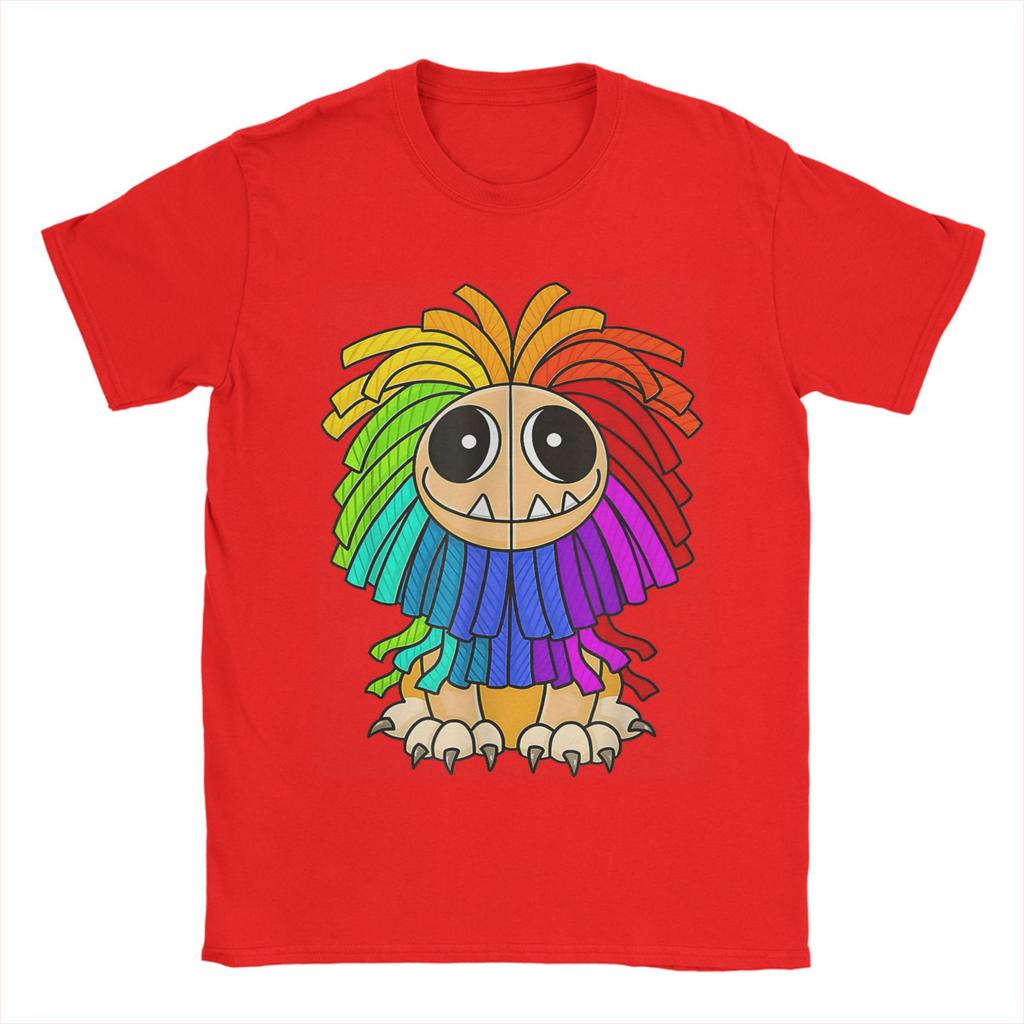 Mężczyźni Kobiety Yarnaby Pluszowe Stworki Kreskówkowy T-shirt Czysta Bawełna Koszulki z Nadrukiem Ubrania Stroje
