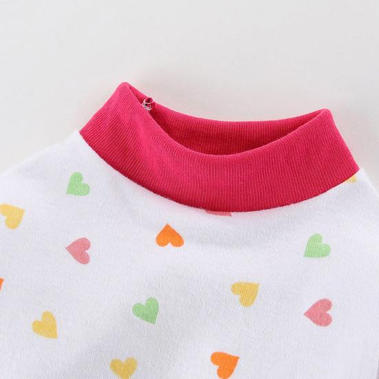 Yousheng Pet Cloth Round Neck Four-Legs Cartoon Pattern Puppy Bread Clothes Summer Pet Pajamas for Indoor