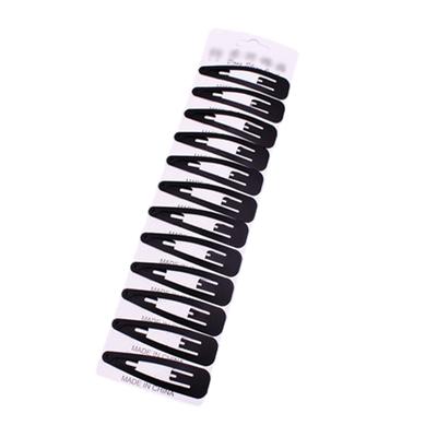 12Pcs Snap Clips All-match Mini Lightness Water Drop Hair Clip Simple Style Convenient Hairpin Barrette Tools Household