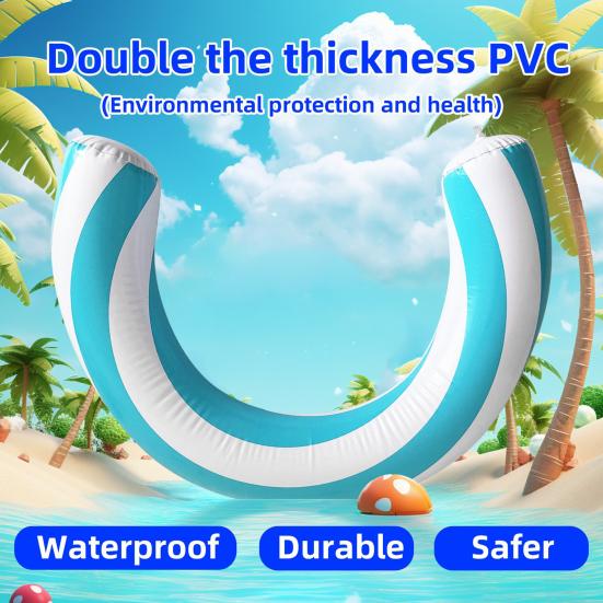 Curved Pool Noodles Inflatable Swimming Pool Noodle Summer Water Game Pool Floats for Outdoor Beach Water Fun