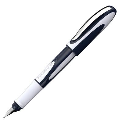 Schneider Tinteiro Série Ray Tinta Inclui 1 Corpo de Tinta RYFP168123F Caneta, Tamanho F/Fino, Cor Preto, Cartucho, Cor Azul/Cinzento Claro,