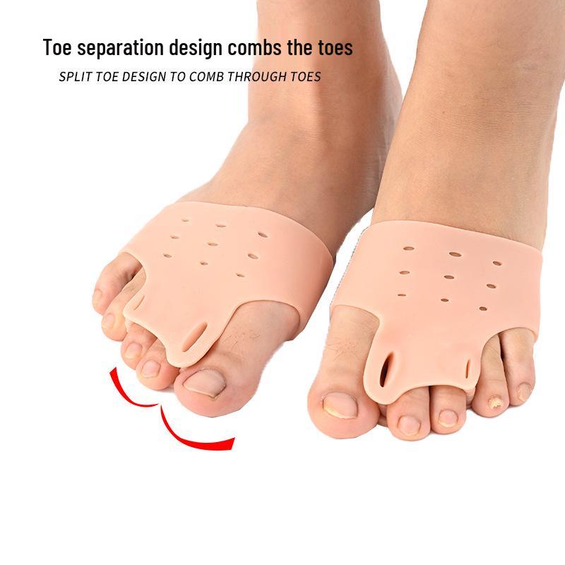 Silicone Hallux Valgus & Little Toe Corrector with Shock Absorber